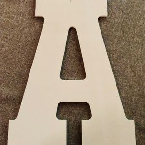 10 Pieces 9" White Wood Letter by ArtMinds®